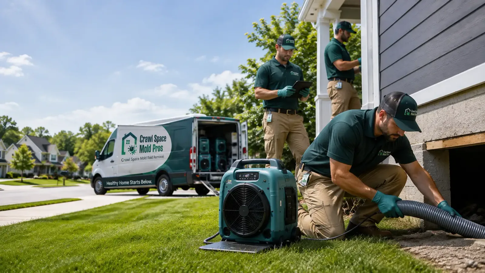 Crawl Space Mold Removal in Adamsburg, PA